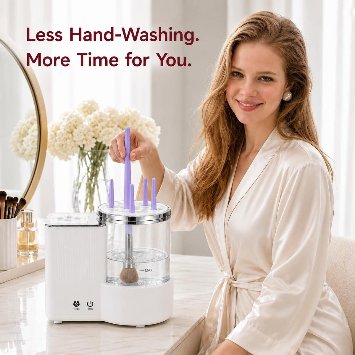 Automatic Makeup Brush Cleaner & Dryer