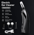 Complimentary electric ear cleaner in titanium grey