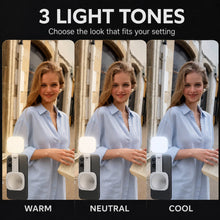 Warm neutral and cool phone fill light tones